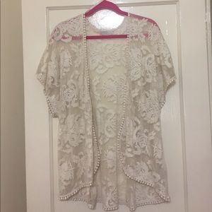 Forever 21+ lace cardigan