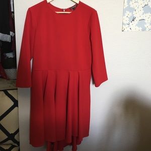 Express red party dress