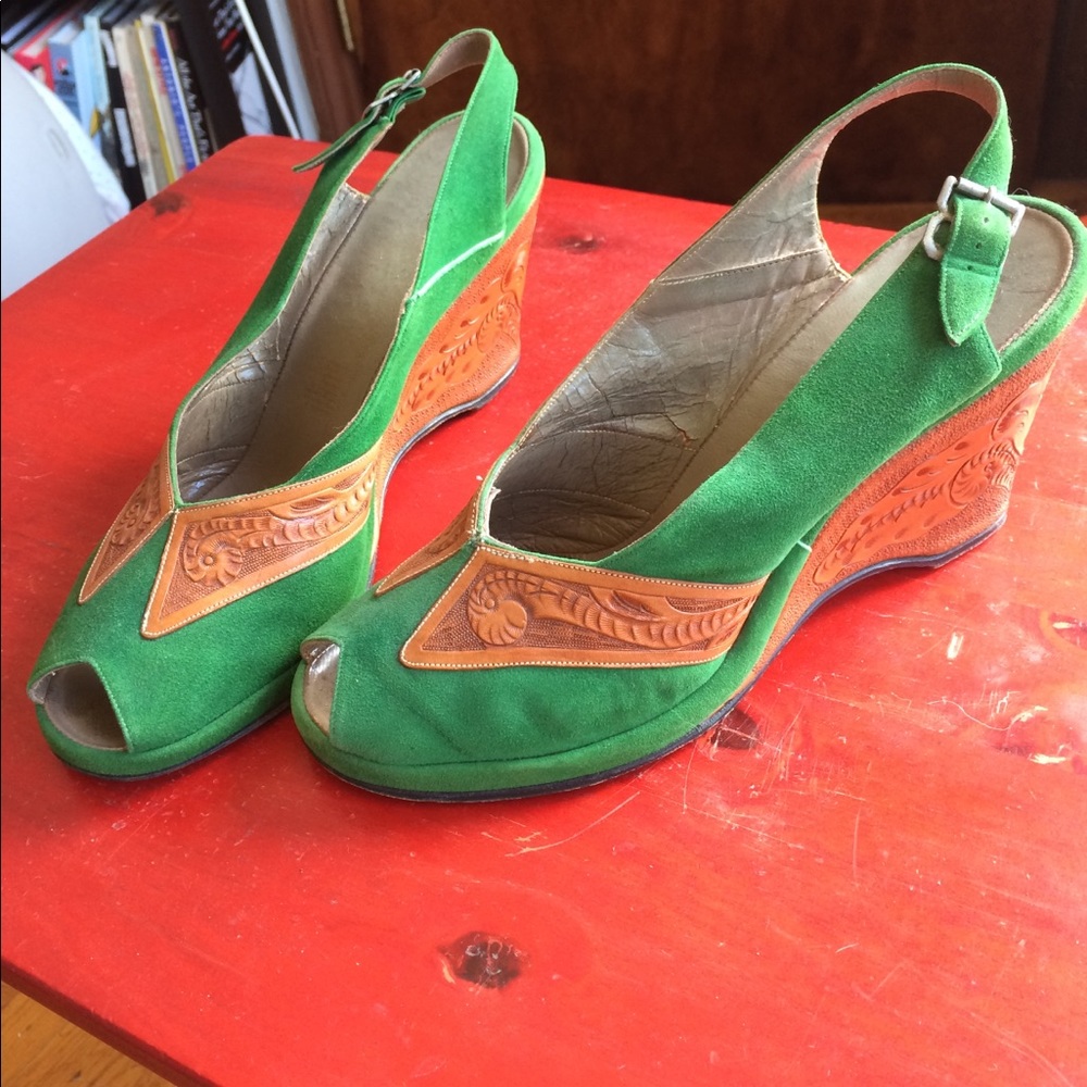 Vintage One of a Kind 1940s Dancing Shoes