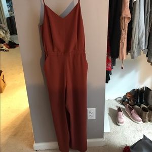 Sinched, Rusty Red Jumpsuit NEVER WORN W/ TAGS