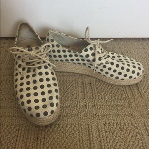 Polka Dot Espadrille Sneakers