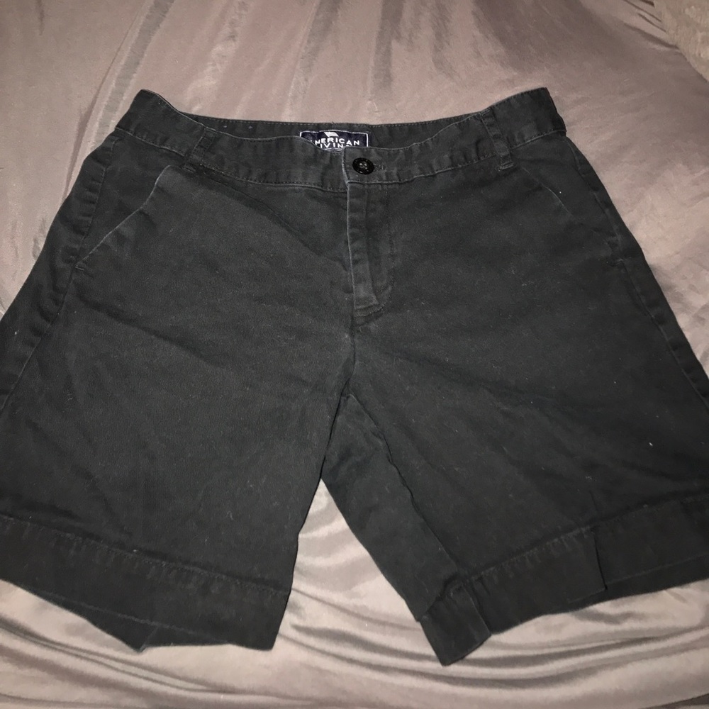 American living black shorts