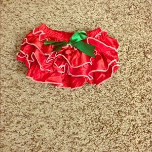 Christmas Ruffle Bloomers