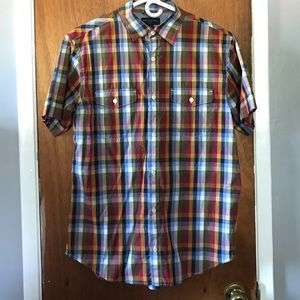 BR 🐘 Button Down Plaid Shirt