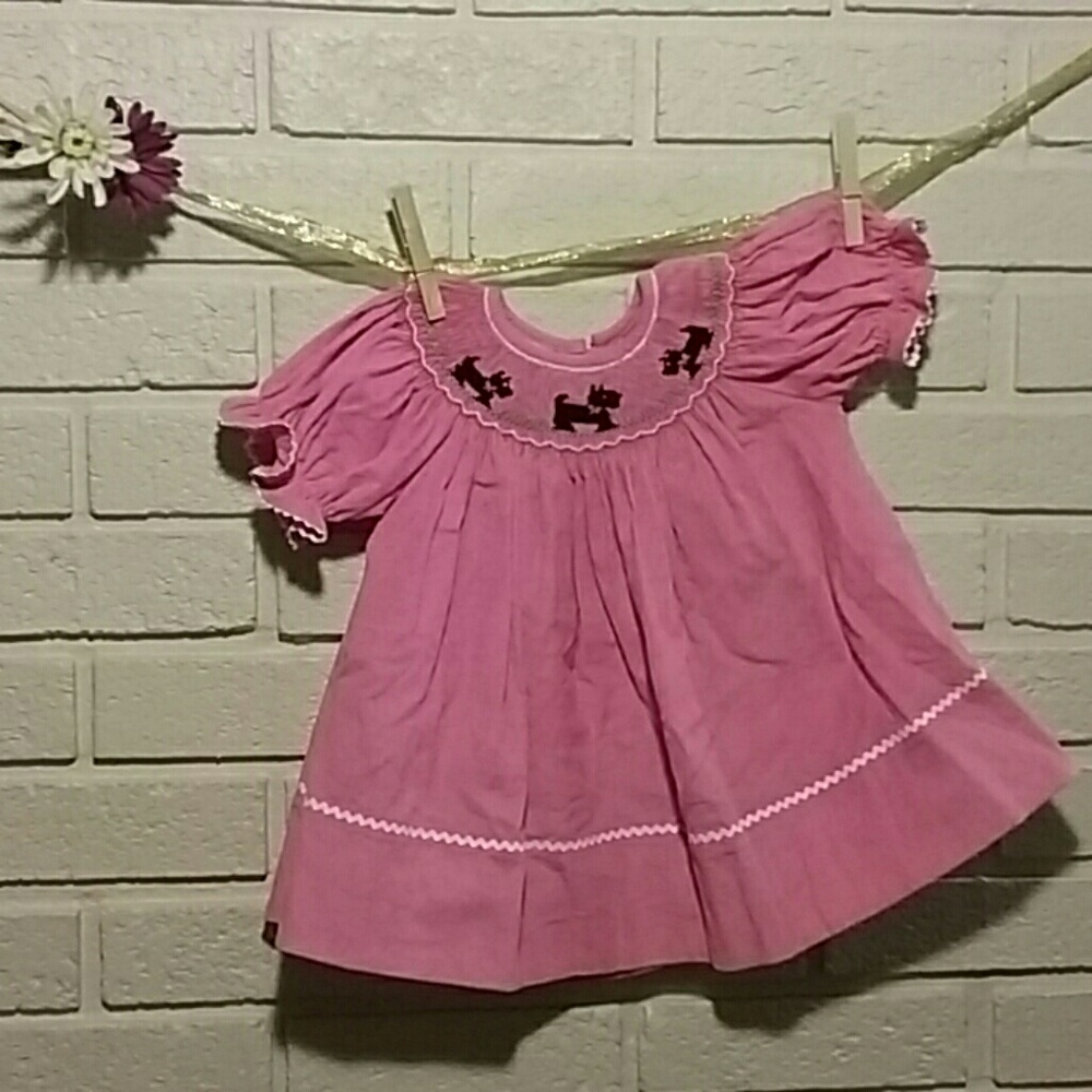 Pink Smock Dress