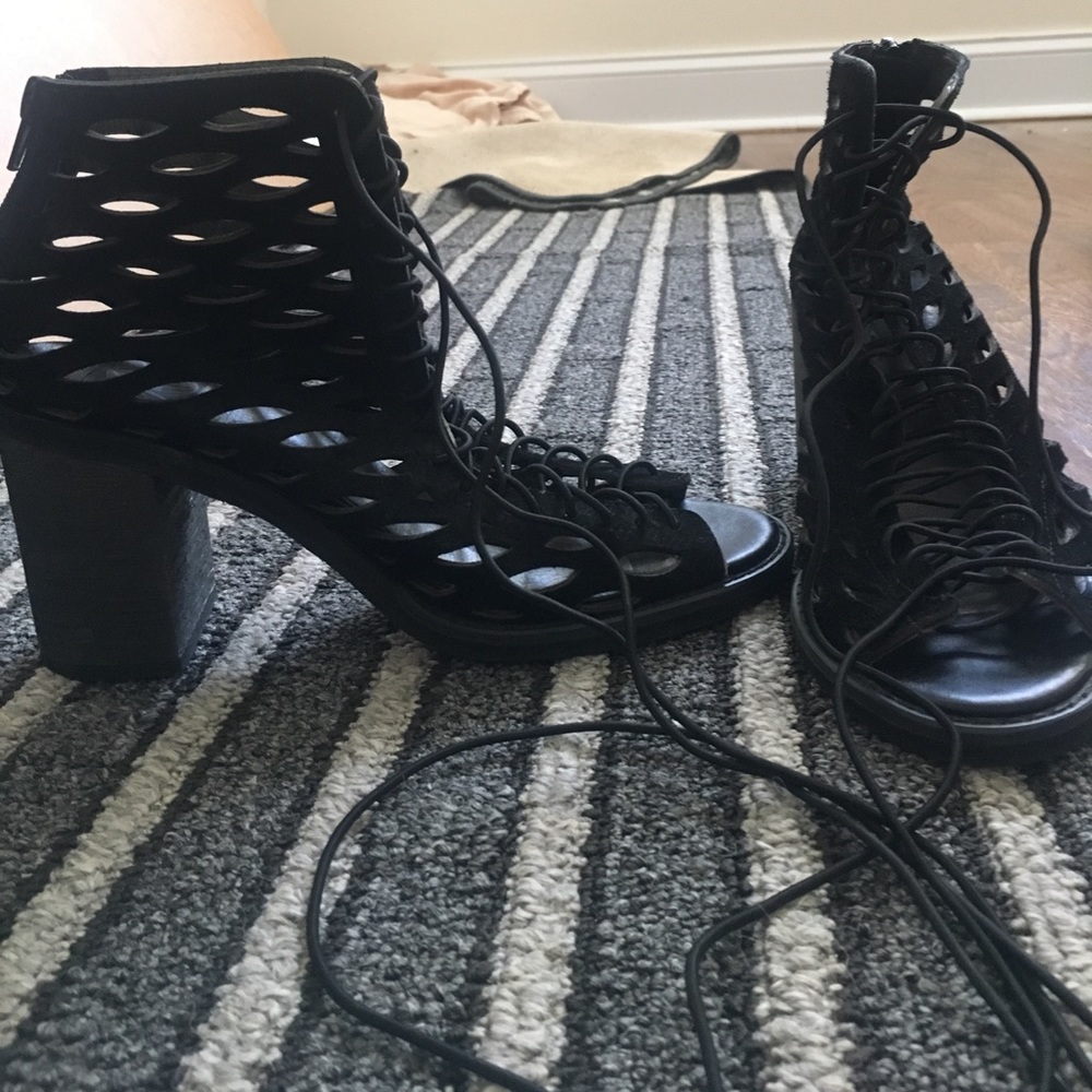 Jeffrey Campbell lace up shoes 8.5