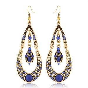 Dual Layer Water Drop Earrings