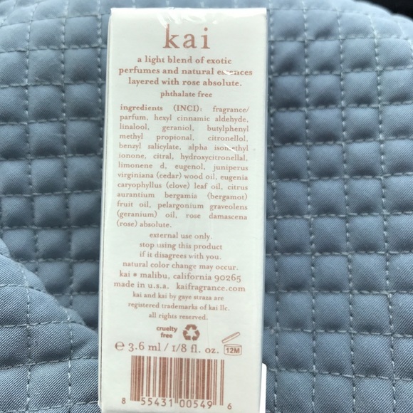 Kai 3.6ml Roller Ball Perfume Oil Rose - Picture 2 of 5