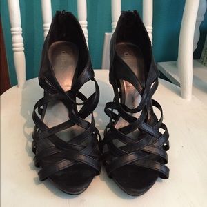 Black Strappy Heels