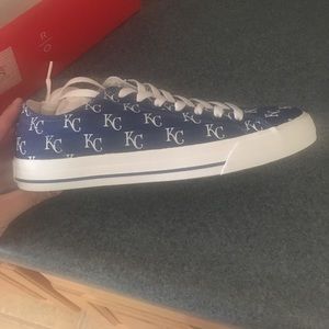 Women's Kansas City Royals Canvas Tennis Shoes