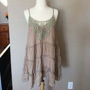 Tan Umgee tunic or short dress