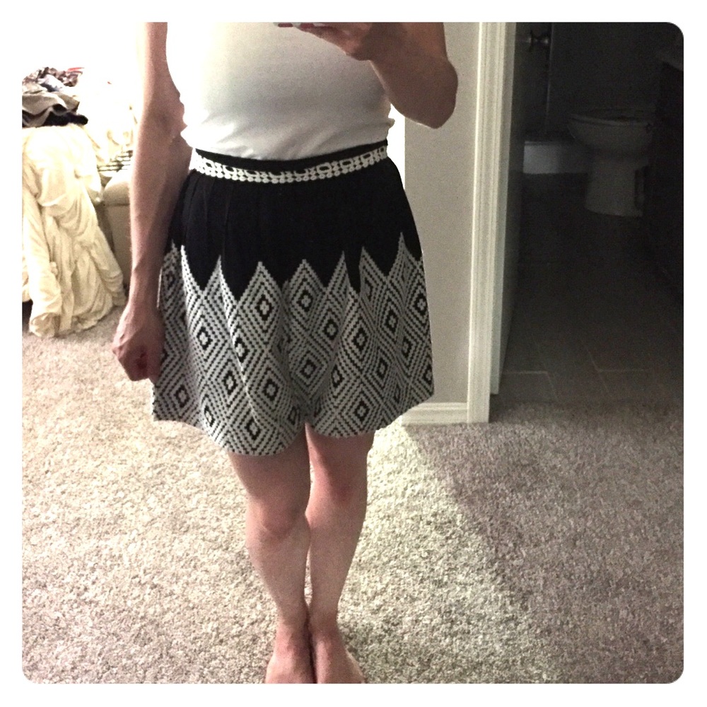 Embroidered skirt