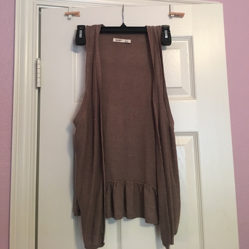 OLD NAVY PEPLUM VEST