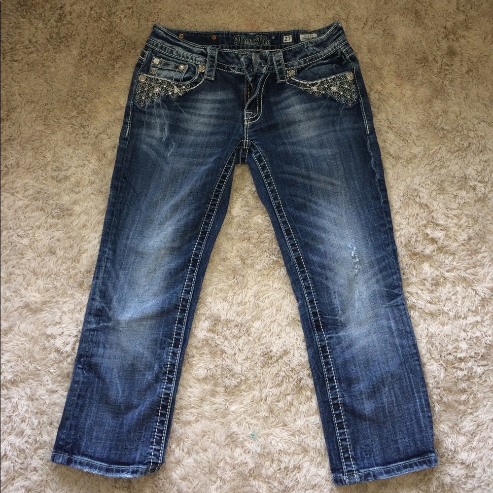 Miss Me Cropped length jeans