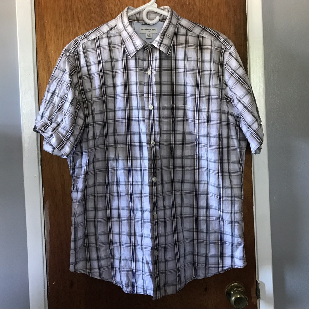 BR 🐘 Plaid Button Down Shirt