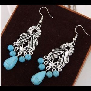 Turquoise Water Drop Earrings