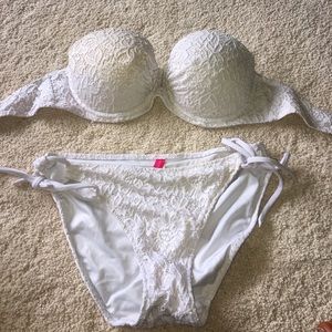 White Lace Victoria's Secret Bikini!