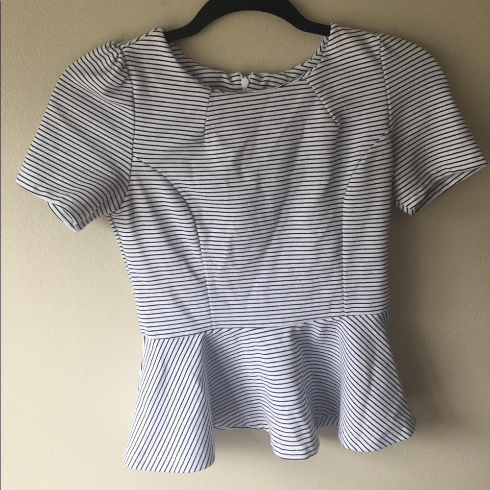 Peplum striped top from Nordstrom BP