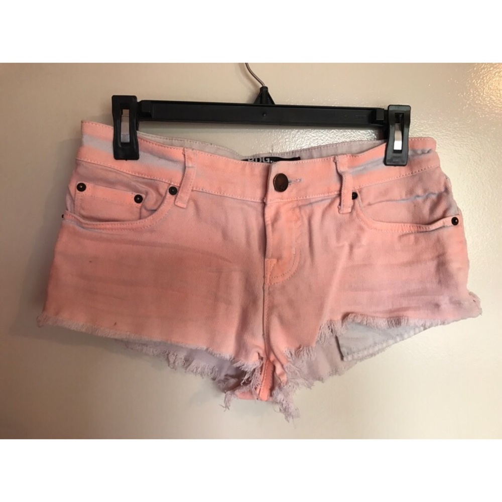 Orange Jean Shorts from UO