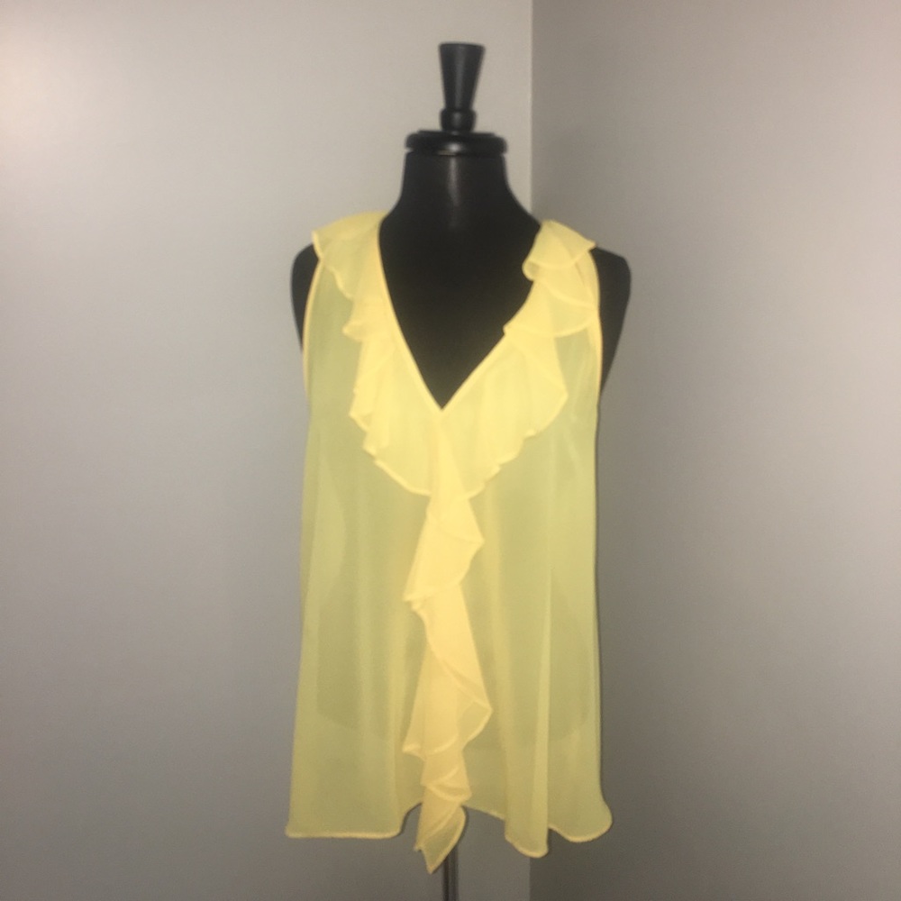 Sheer Open Back Tank Top