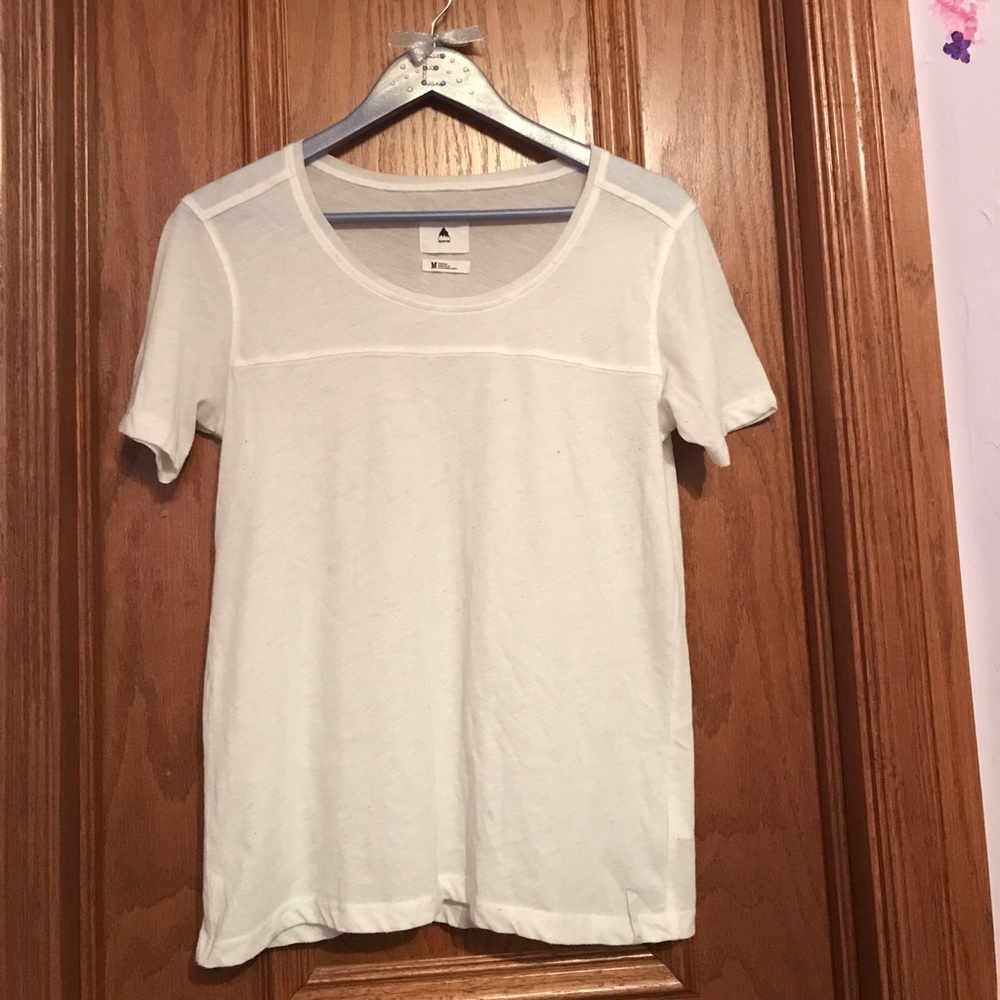 Size M // Burton White Shirt