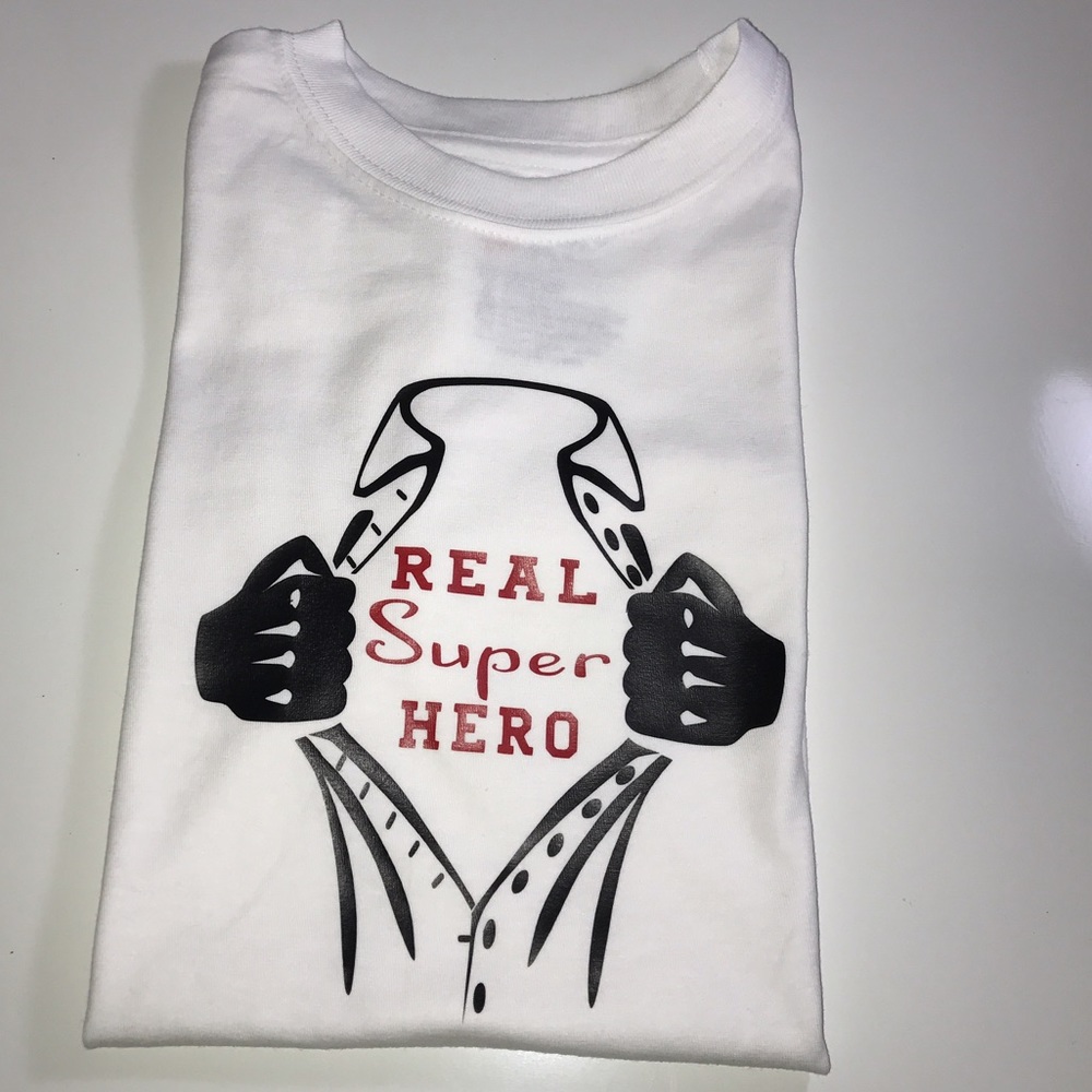 Kids superhero shirt