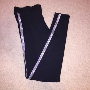 PINK Sequins Leggings (Full Length)
