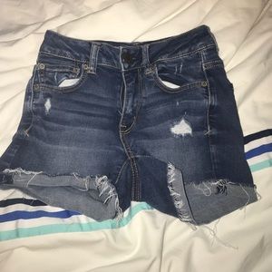 American Eagle Super super stretch jean shorts