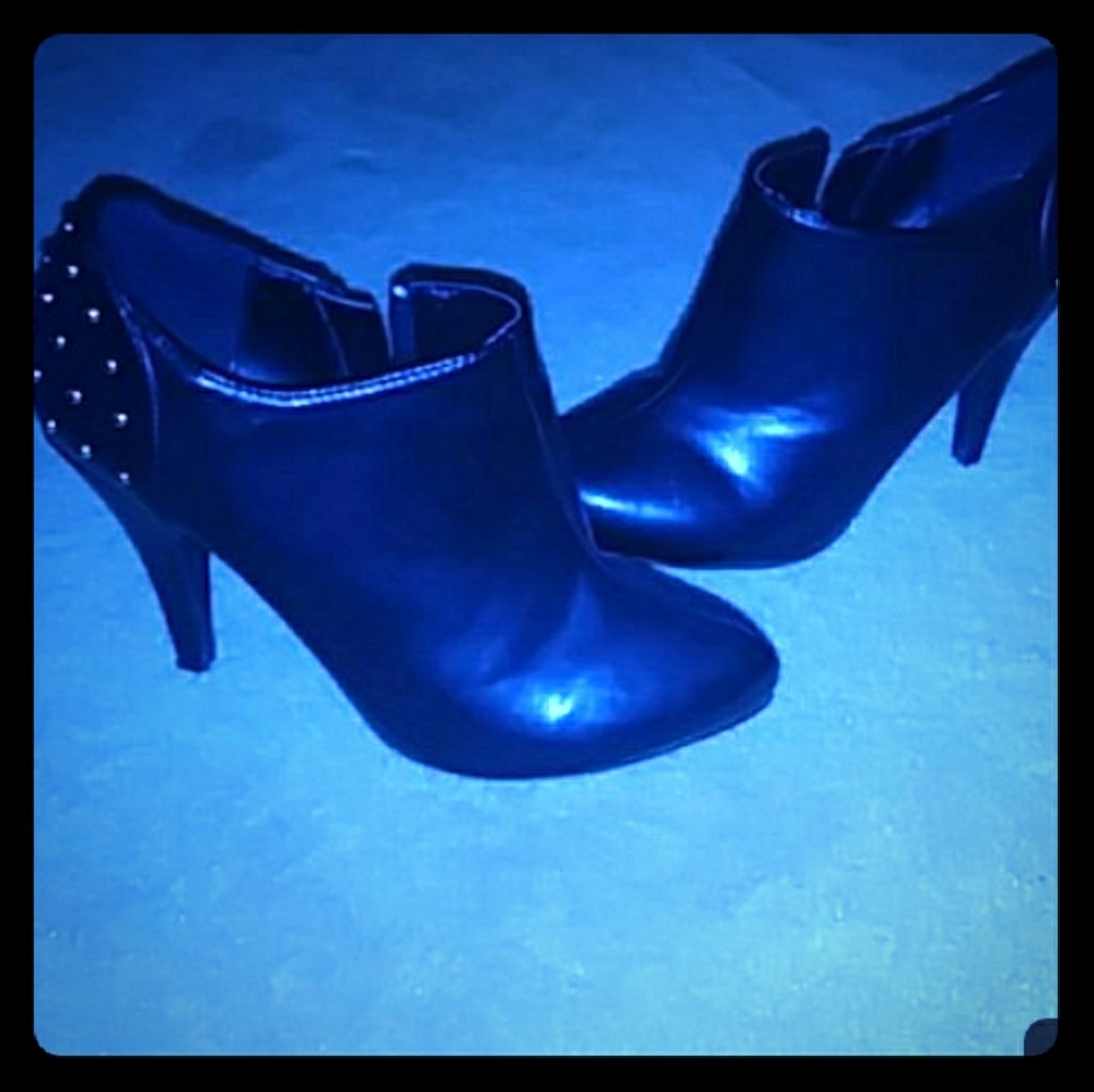 Black Studded Heels