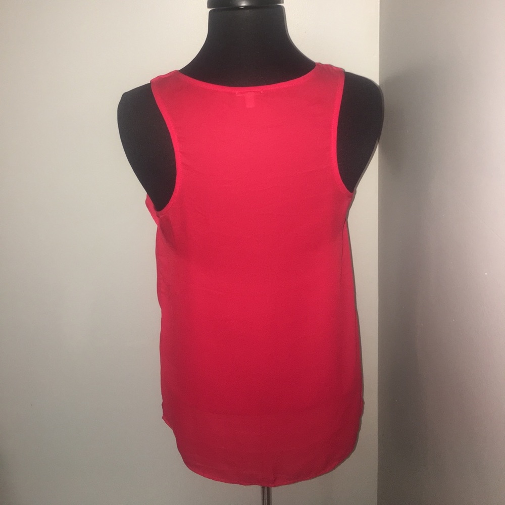 Red Ruffle Tank Top - Picture 2 of 2