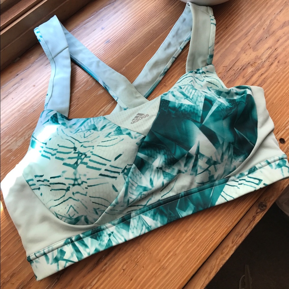 Brand New ADIDAS teal sports bra!