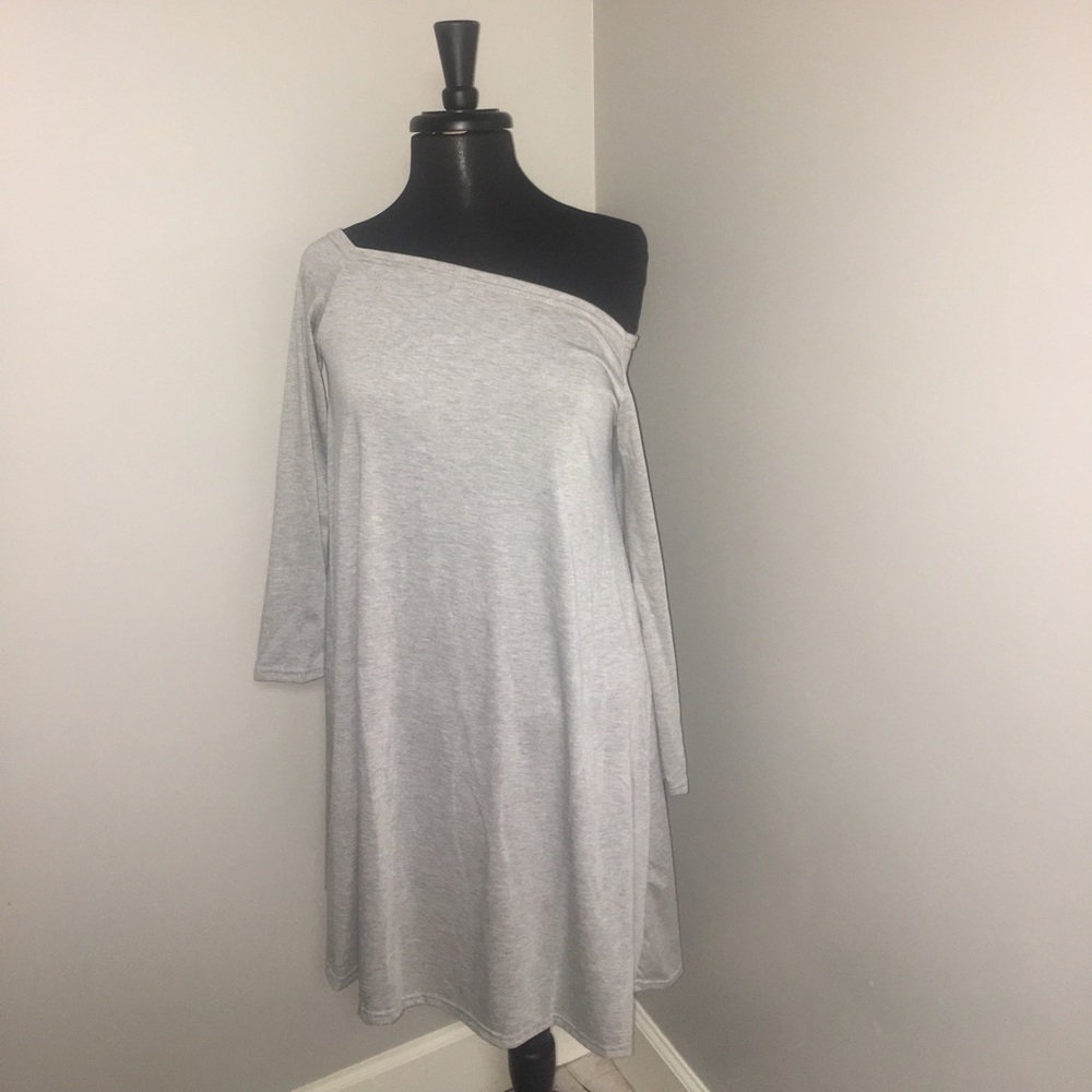 Loose Off the Shoulder Dress