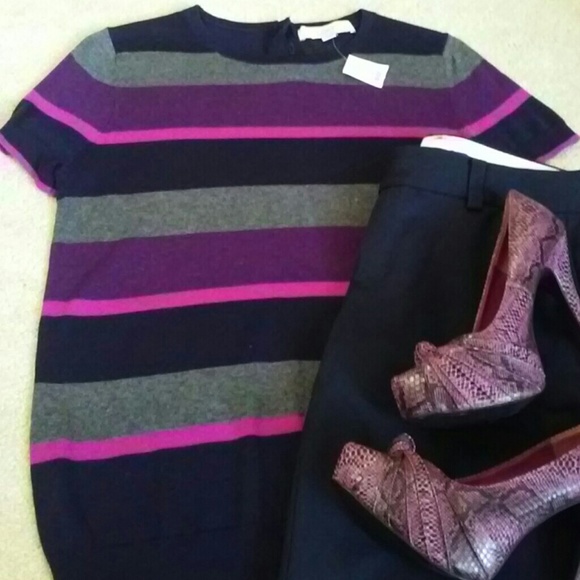 LOFT short sleeve sweater, NWT - Picture 4 of 5