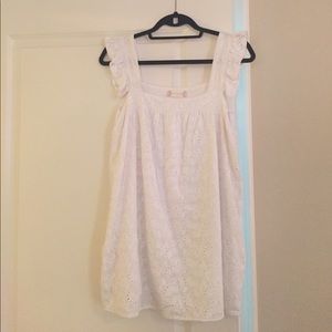 White Off the shoulder summer dress