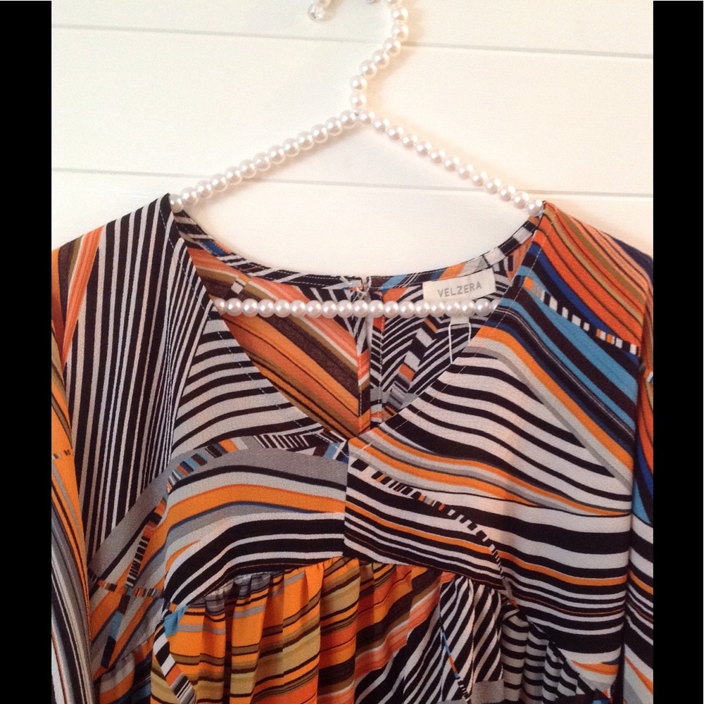 Hi/Lo Striped Dress, Size Small - Picture 6 of 7