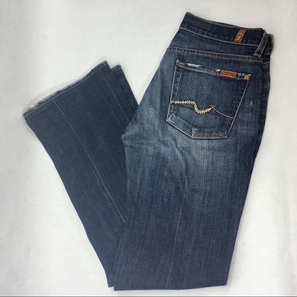 7 For All Mankind Boot Cut Jeans Size 28