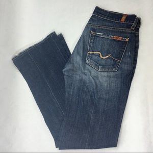 7 For All Mankind Boot Cut Jeans Size 28