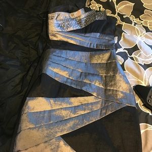 Size 5 slim dress (grey & black)