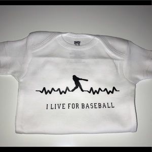 Baseball onesie