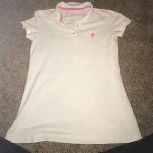 White Lilly Pulitzer polo