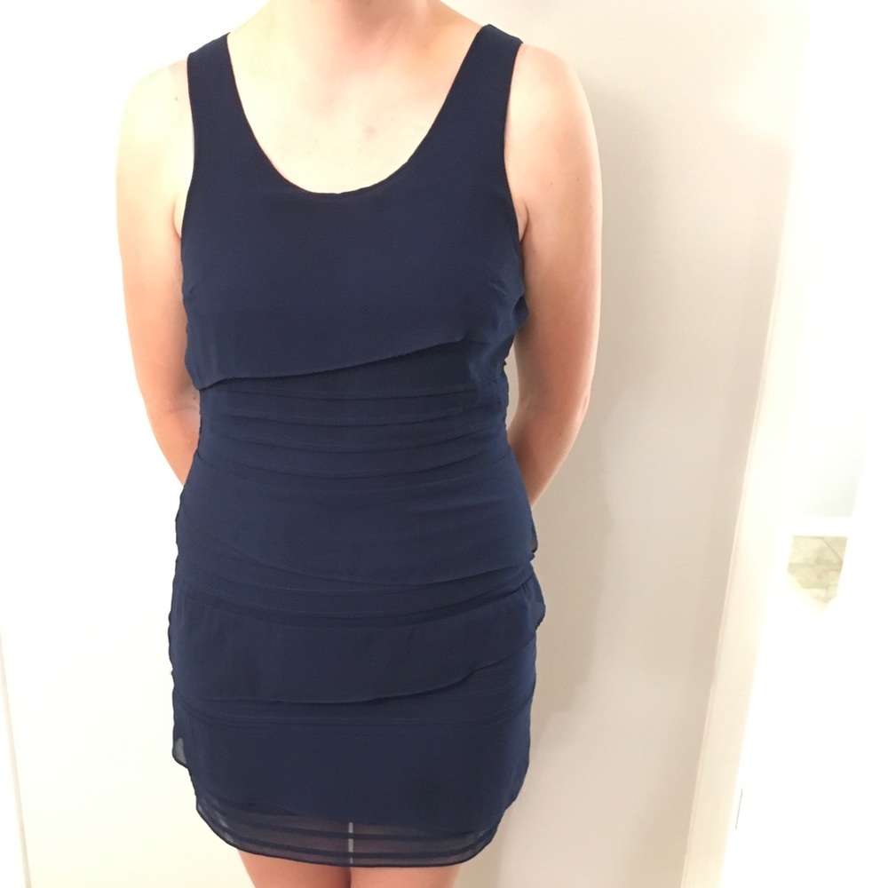 Navy blue dress