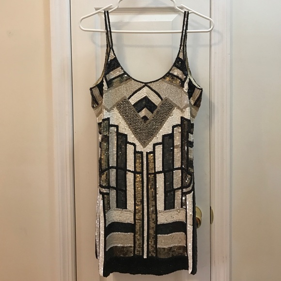 Sequined Parker Mini Dress! - Picture 2 of 3