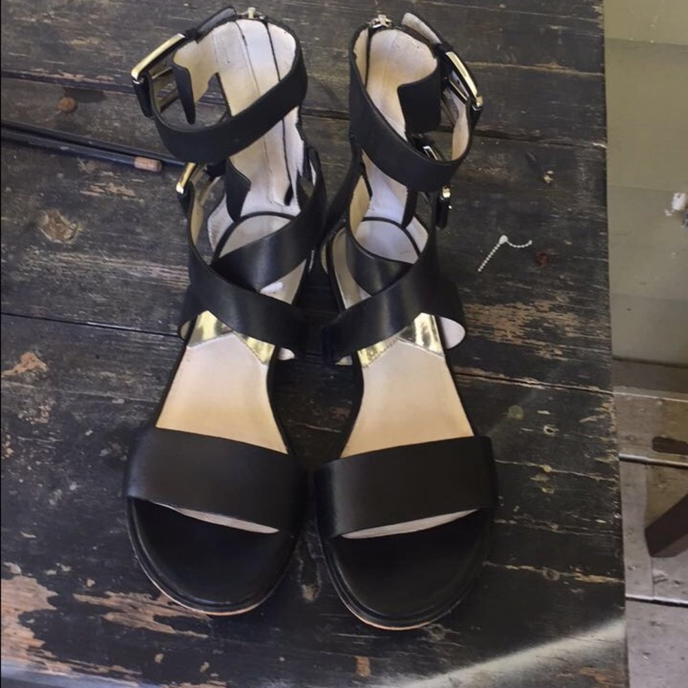 Black Micheal Kors Sandals
