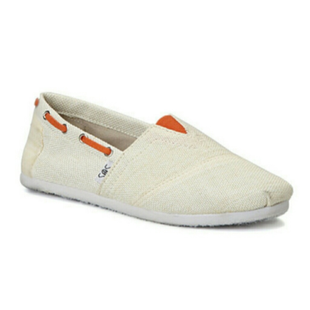 New Beige Slip-On Shoe size 8