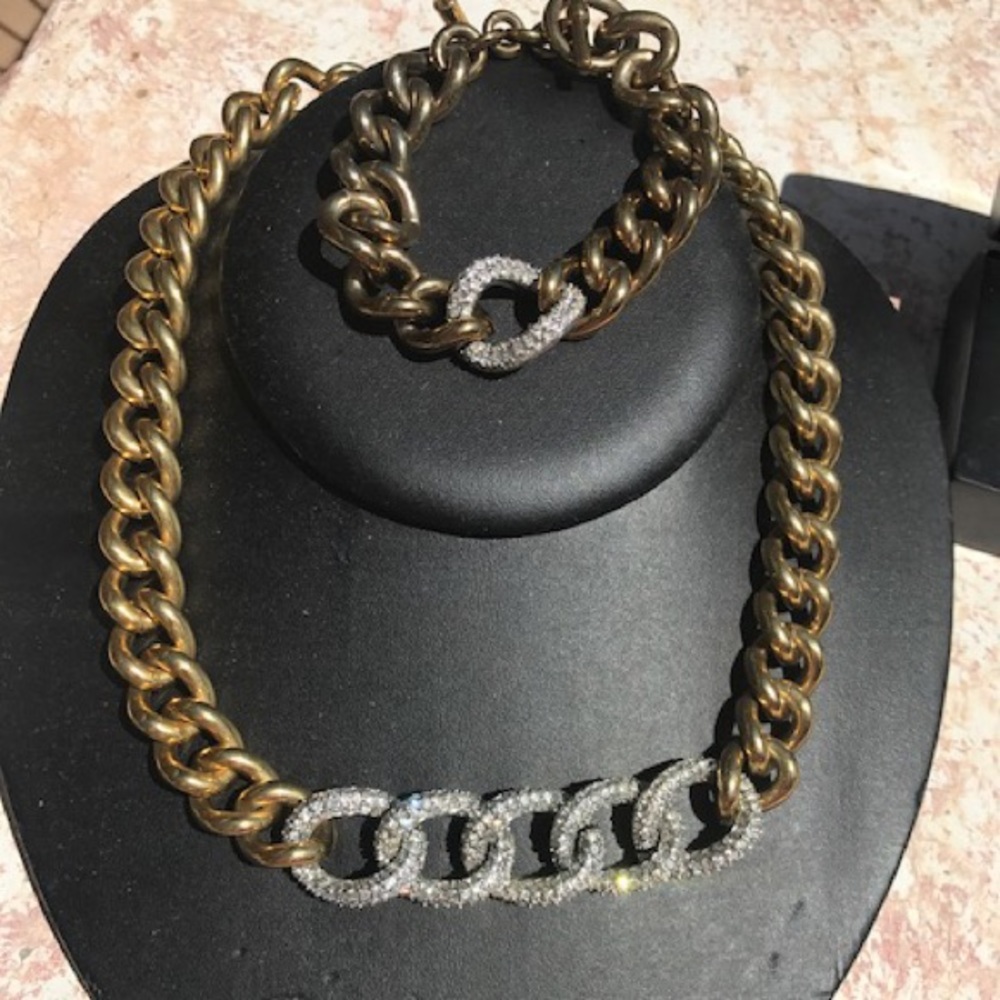 Michael Kors necklace, ring and bracelet