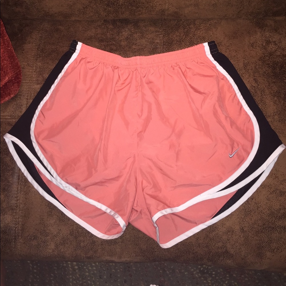 Nike Tempo Running Shorts - Peach/White/Black