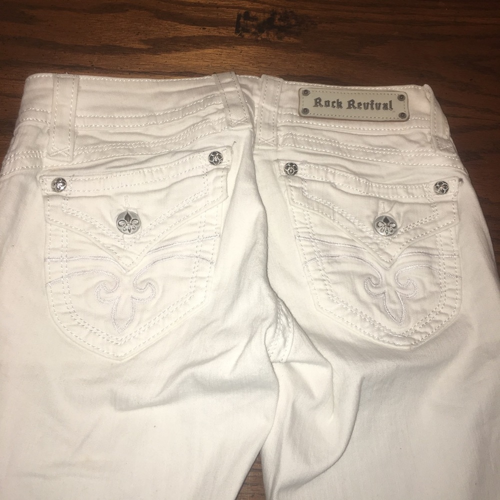 Gently Worn Rock Revival Jeans