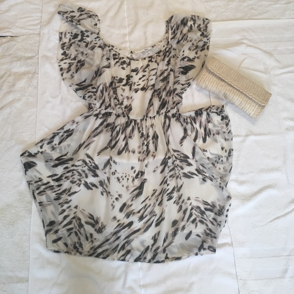 Bar III flowy multi colored dress