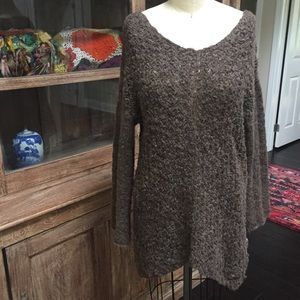⭐️Brown loose knit Free People Sweater⭐️