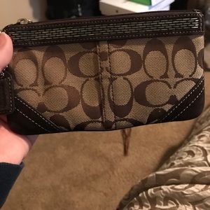 Gently used Coach wristlet